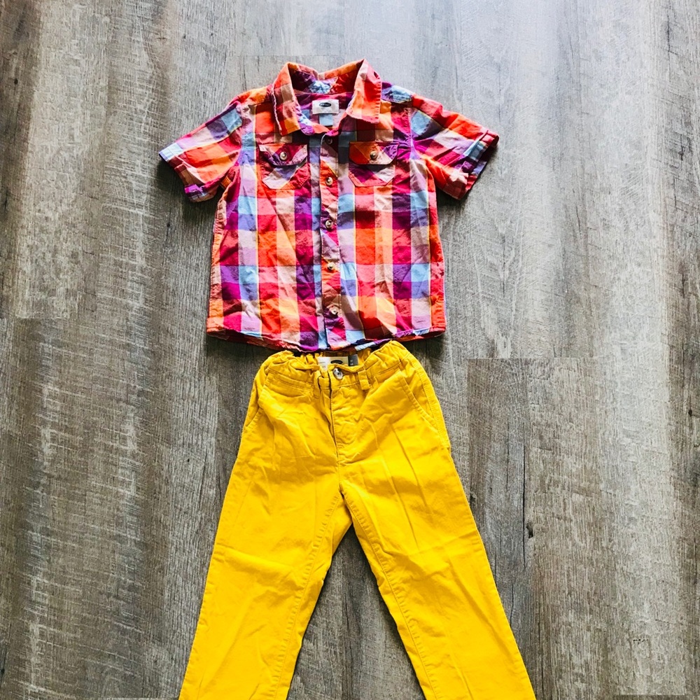 Back to school Old Navy Boys Outfit- Size 5T
